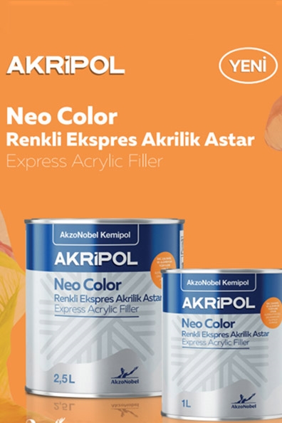 En yenilikçi ürünümüz Neo Color Renkli Ekspres Akrilik Astar Serisi