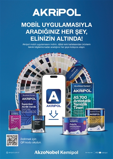 Yeni Yüzüyle Akripol Dijital Renk Kartelası